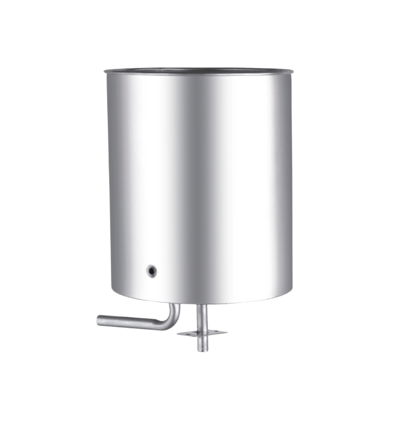 detail of Tanque de resfriamento de soldagem de dispensador de água fria de aço inoxidável