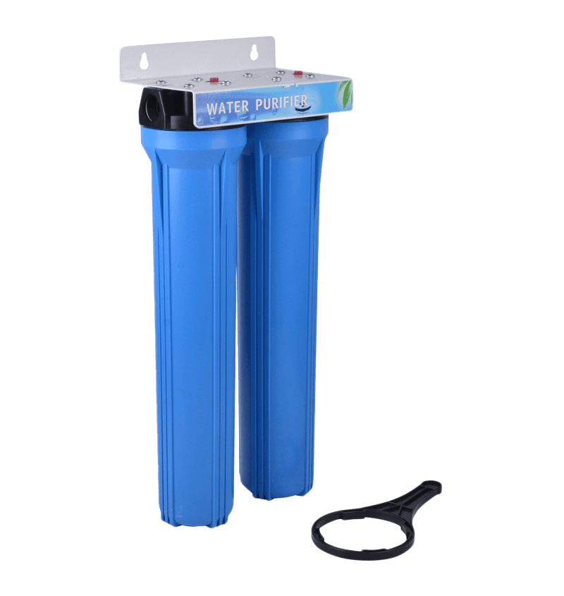 purificador de água com caixa de filtro azul grande H-BK02
